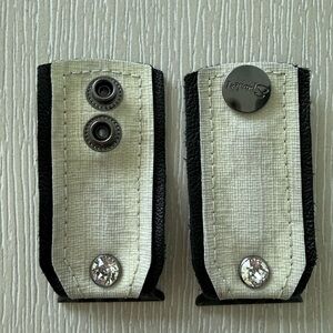 Spark*L Black and White Bow Watch Strap G*G Print Size 1